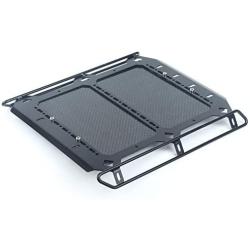 LCX Racing 1/10th RC Crawler Car Metal w/Carbon Fiber Luggage Tray Roof Rack for TRX6 TRX-6 G63, Upgrades Parts Accessories