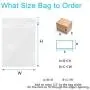 Heoawrk 3x 4 Small Clear Ziplock Poly Bags, 100pcs Resealable Plastic Zipper Bags, 2 Mil Thick - Food Grade Safe. Great for Candy, Cookies, Jewelry, Pill, and Party Favors