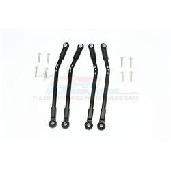 GPM HPI Venture Toyota FJ Cruiser Upgrade Parts Aluminum Adjustable Suspension Links - 4Pc Set Black