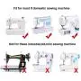lorelo 11 Pieces Presser Feet Sewing Machine Presser Foot Sewing Machine Kit Household DIY Spare Parts Accessories for Sewing Machine lorelo 11 Pieces Presser Feet Sewing Machine Presser Foot Sewing Machine Kit Household DIY Spare Parts Accessories for Sewing Machine