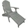 Outer Banks Deluxe Oversized Poly Lumber Folding Adirondack Chair with Integrated Footrest (Driftwood Gray) … Outer Banks Deluxe Oversized Poly Lumber Folding Adirondack Chair with Integrated Footrest (Driftwood Gray) …