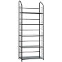 Unbrand Black 5 Tier Metal Bookshelf Rack, Unbrand Black 5 Tier Metal Bookshelf Rack,