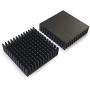 3pcs Aluminum Chipset Heat Radiator Cooling 40mm x 40mm x 11mm, Suitable for nema 17 Stepper Motor heatsink