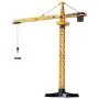 Top Race Metal Diecast Tower Crane Metal Construction Vehicles Model Toy for Kids and Adults 1:50 Scale (TR-134D)
