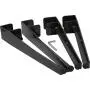Shepherd Hardware 16'' Adjustable Fit Table Clamp Legs, Raw Finish Shepherd Hardware 16'' Adjustable Fit Table Clamp Legs, Raw Finish