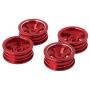 4PCS Metal Hub RC Car Wheel 1/28 for Wltoys K989 IW04M Racing Cars Spare Part Replacement Accessories