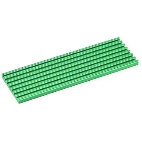 uxcell M.2 Aluminum Heatsink 70x22x3mm E-Shape Green for 2280 SSD