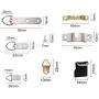 Picture Hooks,Picture Hanger 76 Pieces Silver Assorted Picture anging Hooks Kit with Screws in Plastic Storage Box for Home Office Photo Picture Painting Hanging