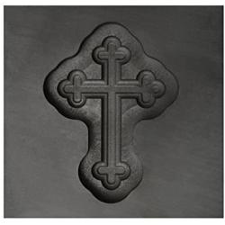 Medium - Botonee Cross 3D Graphite Ingot Mold for Precious Metal Casting Gold Silver Copper Melting