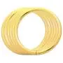 BIKICOCO 1-1/2 Metal O-Ring Buckle Connector Round Loops Non Welded for Bags Webbing Purse and Belt Straps, Gold, Pack of 6