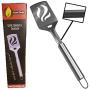 Barbecue Spatula With Bottle Opener - Heavy Duty 20% Thicker Stainless Steel - Wide Metal Grilling Turner for Burgers Steak & Fish - Large BBQ Grill Handle - Best Cooking Utensils & Accessories