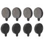Brake Pads,4 Pairs Semi Metal Brake Disc Rotor Pad for 10inch Electric Scooter