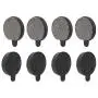 Brake Pads,4 Pairs Red Copper Semi Metal Brake Disc Rotor Pad Replacement Parts for 10in Electric Scooter