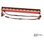 HobbyMarking RC Car 1/10 Metal Roof Lamp 11 LED Light Bar for 1/10 RC4WD Axial CC01 RC Crawler Truck Jeep Wrangler Part (Red)