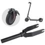 Vbestlife. Aluminum Alloy Front Fork Replaced Part for Xiaomi Mijia M365 Electric Scooter Accessory Skateboard Replacement Accessories (Black)