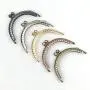 GuoFa 5pcs Metal Coin Purse Frame Multicolors 3.3''/8.5cm Metal Tow Ball Kiss Clasp Lock Clutch Frames Purse for DIY Handle Bag Sewing Craft