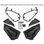 Lower Half Front Door Inserts, A&UTV PRO Door Panels Plastic with Metal Frame for Polaris RZR XP 1000 900 S Turbo EPS 2 Door 2014-2020, 60 inch Models, Replace # 2879509