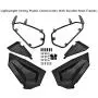 Lower Half Front Door Inserts, A&UTV PRO Door Panels Plastic with Metal Frame for Polaris RZR XP 1000 900 S Turbo EPS 2 Door 2014-2020, 60 inch Models, Replace # 2879509