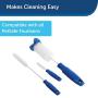 PetSafe Drinkwell Pet Fountain Cleaning Kit, 3 Brushes, Works with all PetSafe Cat and Dog Water Dispensers, Convenient and Easy to Use - CKPH