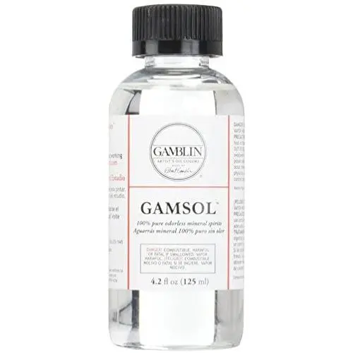 Gamblin Gamsol Odorless Mineral Spirits Bottle, 4.2oz Gamblin Gamsol Odorless Mineral Spirits Bottle, 4.2oz