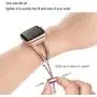 Secbolt Bling Bands Compatible with Apple Watch Band 38mm 40mm iWatch SE Series 6/5/4/3/2/1, Women Dressy Metal Jewelry Bracelet Bangle Wristband Stainless Steel, Black