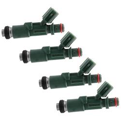 Fuel Injectors Parts,ROADFAR 4pcs 12 Hole Fuel Injector Kits Fit for 2001-2009 Toyota Prius,2000-2005 Toyota Echo,2004 2005 2006 Scion XB XA Compatible with 23250-21020 Injector