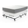 ZINUS Compack Metal Bed Frame / 7 Inch Support Bed Frame for Box Spring and Mattress Set, Black, King