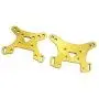 F Fityle 2-Pack Metal Front Rear Shock Tower for 1/12 Wltoys 124019 Replaces Upgraded Part