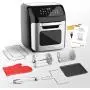 whall Air Fryer, 13QT Air Fryer Oven, Family Rotisserie Oven, 1700W Electric Air Fryer Toaster Oven, Tilt LED Digital Touchscreen, 12-in-1 Presets for Heating, Baking, Roasting & Dehydrating, Accessories & Cookbook whall Air Fryer, 13QT Air Fryer Oven, Family Rotisserie Oven, 1700W Electric Air Fryer Toaster Oven, Tilt LED Digital Touchscreen, 12-in-1 Presets for Heating, Baking, Roasting & Dehydrating, Accessories & Cookbook