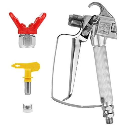 Airless Paint Spray Gun，3600PSI High Pressure Airless Spray Gun with 517 tip Swivel Joint.