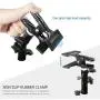 LimoStudio Heavy Duty Metal Clamp Clip Holder Light Stand Mount Bracket with Umbrella Reflector Holder, Female Screw Adapter Thread Brass and 5/8'' Light Stand Attachment for Reflector, AGG1809 LimoStudio Heavy Duty Metal Clamp Clip Holder Light Stand Mount Bracket with Umbrella Reflector Holder, Female Screw Adapter Thread Brass and 5/8'' Light Stand Attachment for Reflector, AGG1809