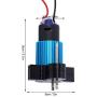 Dilwe RC Car Gearbox, Metal Speed Change Gear Box for WPL 1663 RC Car Accessory Parts(Black)