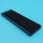 XT-XINTE Aluminum Cooling Heat Sink Thermal Pads Heat Dissipation Radiator for M.2 for NGFF SATA PCI-E for NVME SSD Heatsink (6mm Black,1 Pcs)