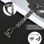 Joyozy Metal X-Link Bling Bands Compatible with Fitbit Charge 3/ Charge 3 SE Smartwatch, Replacement Wrist Accessory Fitness Bands Straps Bracelet Wristbands Women Men(Black)