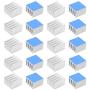 20pcs Aluminum Heatsink 14x14x10mm / 0.55x0.55x0.39 inches with Thermal Conductive Adhesive Tape for Raspberry pi Electronic Chip MOS IC Diode Triode Cooling Heat Dissipation