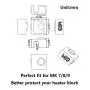 3D Printer Heater Block Silicone Cover, Aokin MK7 MK8 MK9 Silicone Sock for MK7/8/9 3D Printer Hotend Extruder, Creality CR-10, S4, S5, Ender 3, Anet A8, Blue, 3 Pcs 3D Printer Heater Block Silicone Cover, Aokin MK7 MK8 MK9 Silicone Sock for MK7/8/9 3D Printer Hotend Extruder, Creality CR-10, S4, S5, Ender 3, Anet A8, Blue, 3 Pcs