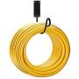 Urban Deco Hose Holder Hook, Wall Mounted Water Hose Storage Hanger,Heavy Duty Metal Hose Bracket,Holds 125-Feet of 5/8-Inch Hosepipe Black