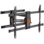 ECHOGEAR Full Motion Articulating TV Wall Mount Bracket for TVs Up to 82'' - Smooth Extention, Swivel, & Tilt - Wall Template for Easy Install - Centers & Levels After Mounting Plus Hides Your Cables