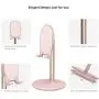 Phone Stand for Desk, Cell Phone Stand Adjustable Desk Phone Holder Tablet Holder Phone Dock (Pink) Phone Stand for Desk, Cell Phone Stand Adjustable Desk Phone Holder Tablet Holder Phone Dock (Pink)