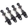 dailymall 4Pcs Shock Absorber Black Plastic for 1/24 Wltoys RC Truck Upgrade Parts