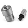 QWORK 1/4 inch Eyelet Buckle Mold, Heavy Duty Metal Grommet Die Mold, Hand Press Machine Setter