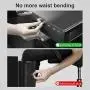 Vaydeer USB 3.0 Aluminum Monitor Stand Metal Riser Support Transfer Data and Charging,Keyboard and Mouse Storage Desk Organizer(44x20x9cm)
