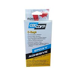 Epoxy Adhesive C-Tough by CECCORP is a 8.5 oz Two Part high Performance Extremely Tough/Flexible epoxy Glue Provides Superb Adhesion to substrates Such as Metals,Glass,Fiberglass,Masonry,Wood,Stones