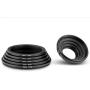 Neewer 10 Pieces Anodized Black Metal Step-down Adapter Ring Set Including 82-77mm, 77-72mm, 72-67mm, 67-62mm, 62-55mm, 55-52mm, 52-43mm, 43-37mm, 37-30mm, 30-26mm