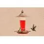 Prime Durable Hanging Metal & Bottle Glass Hummingbird Feeder Most Visited Place to Your House & Outdoor Garden Watch Birds from Your Window Features 4 Red Flower Feeding Ports 11 Fluid Oz Capacity Prime Durable Hanging Metal & Bottle Glass Hummingbird Feeder Most Visited Place to Your House & Outdoor Garden Watch Birds from Your Window Features 4 Red Flower Feeding Ports 11 Fluid Oz Capacity
