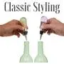 Classic Chrome Style Bottle Stopper with 3/8” x 16 tpi Threaded Post For Attaching Hand Made or Lathe Turned Handles … (10 Chrome Stoppers) Classic Chrome Style Bottle Stopper with 3/8” x 16 tpi Threaded Post For Attaching Hand Made or Lathe Turned Handles … (10 Chrome Stoppers)