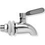 Vila Beverage Dispenser Replacement Spigot, Stainless Steel No-Rust Spout, Installation under 10-Minutes, Excellent Continuous Flow, Sturdy, Stylish Alternative for Flimsy Plastic Taps