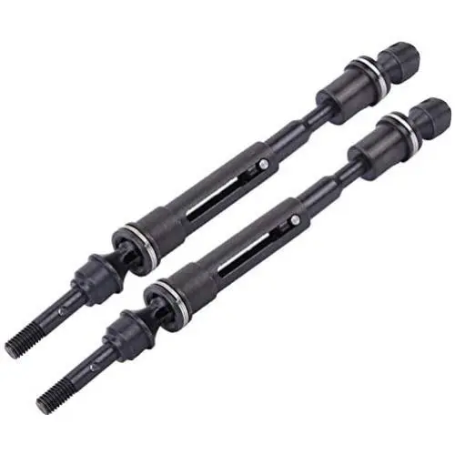 RC Car Drive Shaft, Metal Front Rear Drive Shaft Transmission Shaft Accessory Parts Compatible with Traxxas Slash Huan Qi 727 Truck Car(Front)