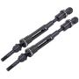 RC Car Drive Shaft, Metal Front Rear Drive Shaft Transmission Shaft Accessory Parts Compatible with Traxxas Slash Huan Qi 727 Truck Car(Front)