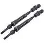 RC Car Drive Shaft, Metal Front Rear Drive Shaft Transmission Shaft Accessory Parts Compatible with Traxxas Slash Huan Qi 727 Truck Car(Front)